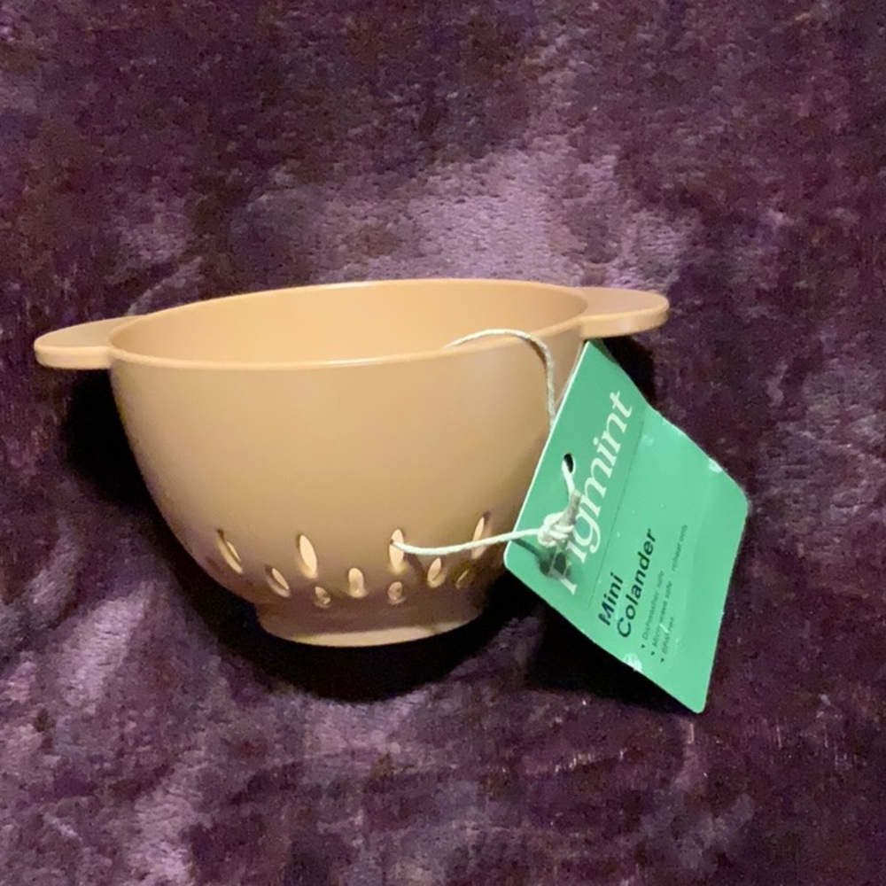 Figmint Mini Strainer Colander Pink